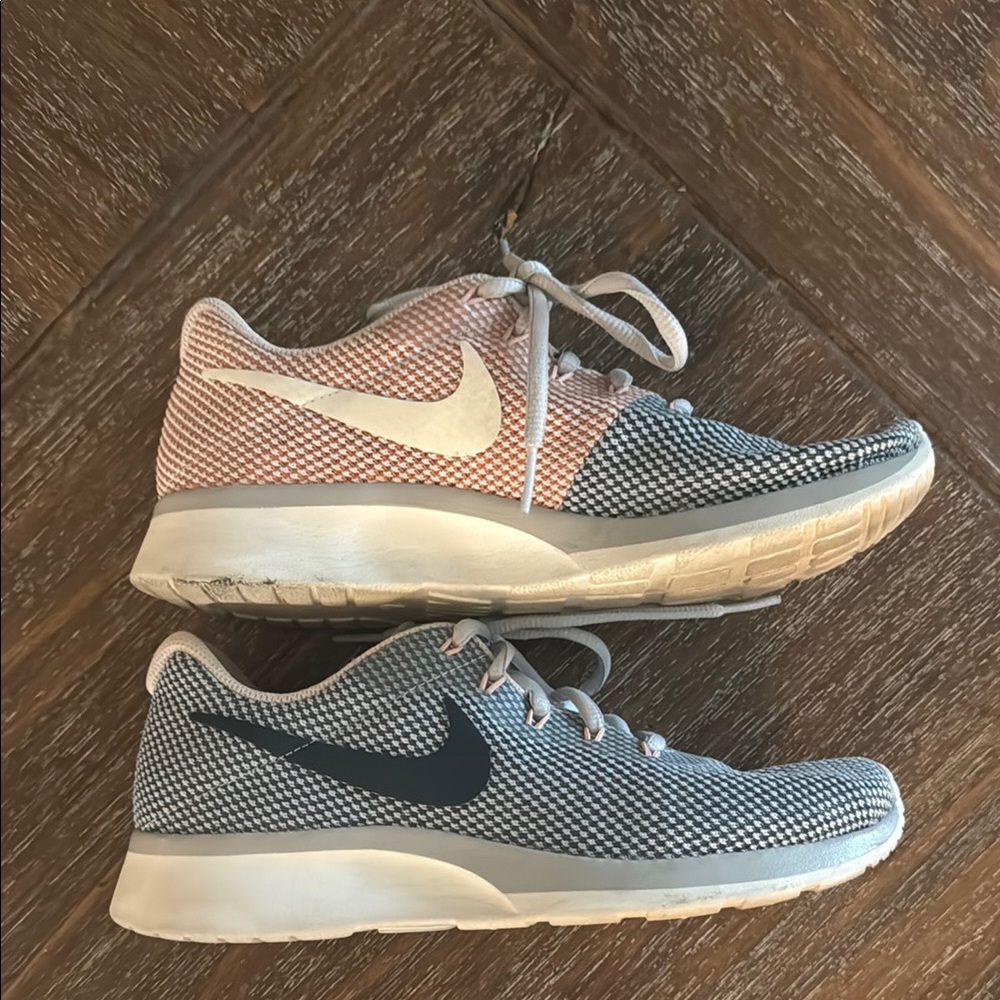 Nike Women's Dual-Tone Sneakers - Pink and blue